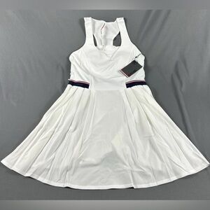 G/Fore G4 Womens Dress Tennis Golf Racerback Stretch XL White